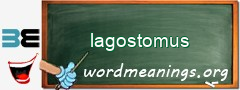 WordMeaning blackboard for lagostomus